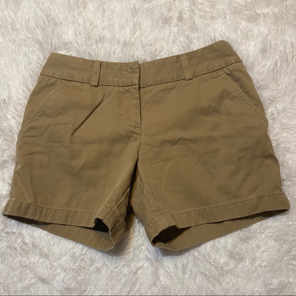 EUC J Crew Khaki shorts (2)